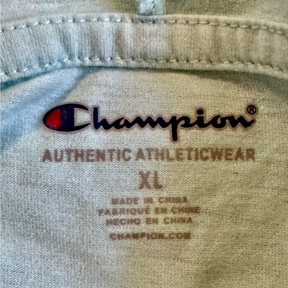 Champion Girls XL Hoodie Lightweight Long Sleeve Top – Light Blue with Pink Logo